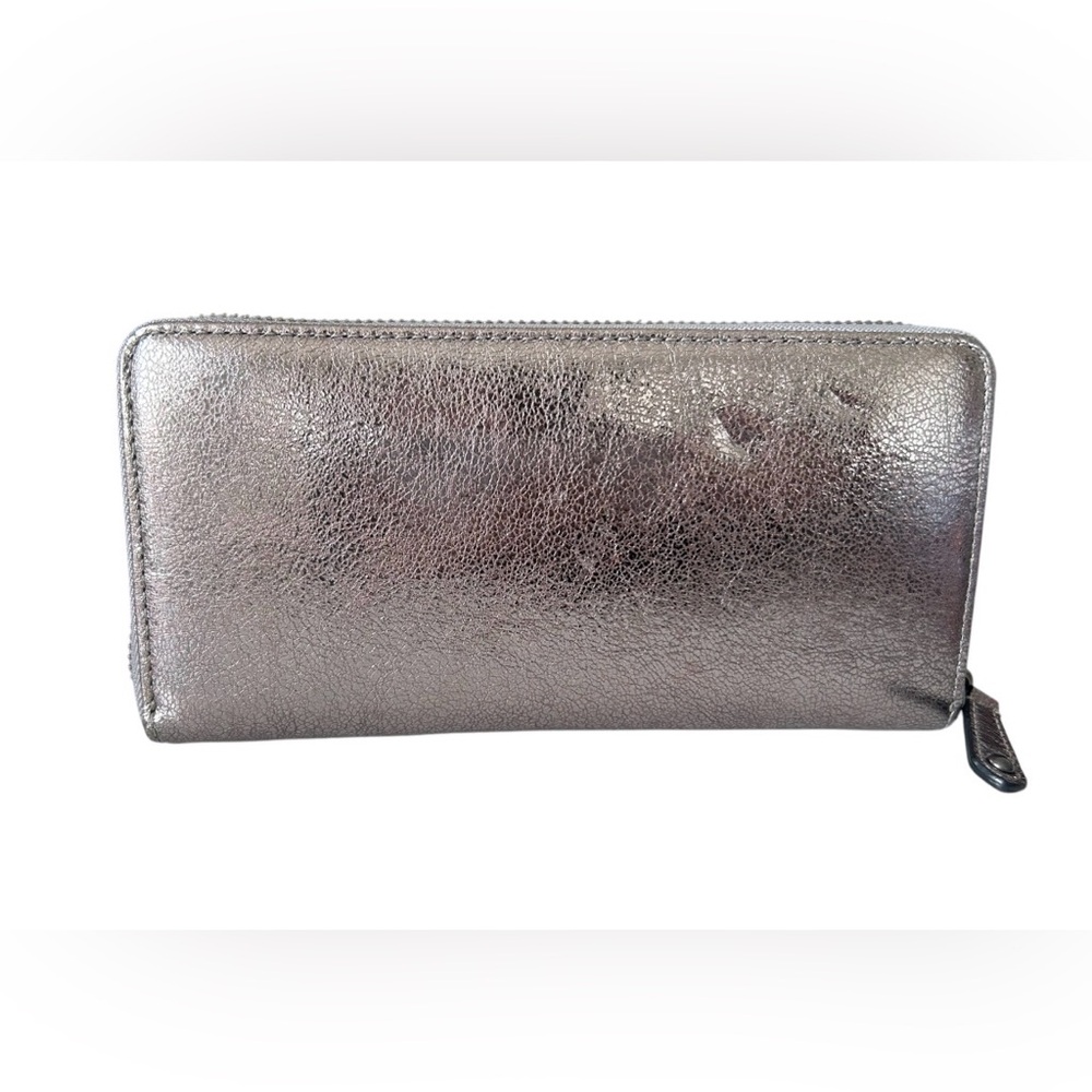 Coach Madison Accordion Pleat Metallic Wallet EUC - Picture 3 of 8